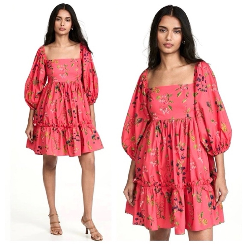 Cara Cara Vibrant Pink Floral Mini Dress